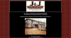Desktop Screenshot of jandjmasonry.com